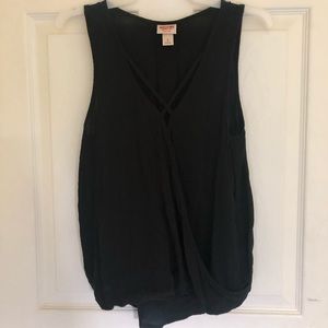 *2 for $15* BLACK CRISS CROSS TANK